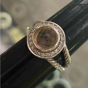 Size 7 ‼️EUC ‼️ David Yurman Petite Albion Ring💞MORGANITE